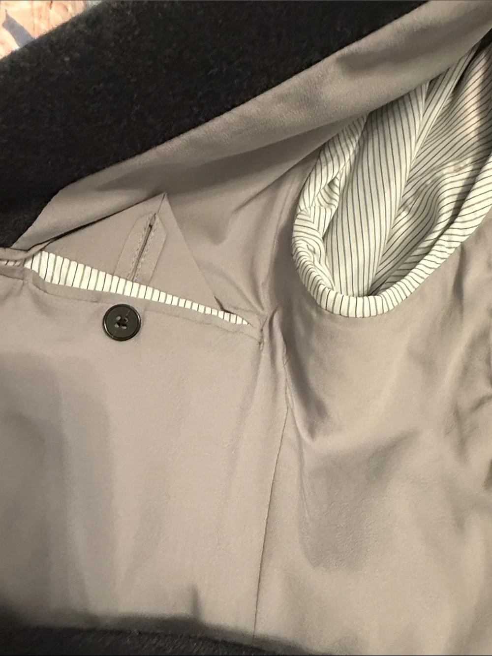 Men's Gray Knit Blazer - Classic Casual Tailored Jacket Slimfit